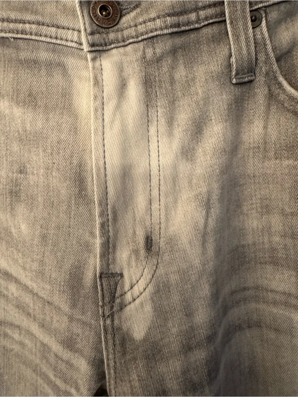 AG Adriano Goldschmied Dylan Slim Skinny Gray Wash Denim Men’s Jeans Size 32 - Picture 10 of 16